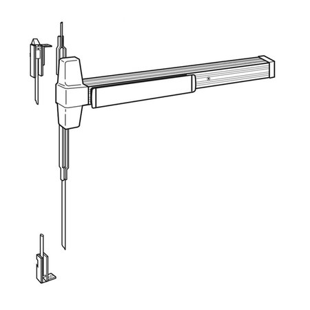 VON DUPRIN Concealed Vertical Rod Exit Devices 9947EO 3 315